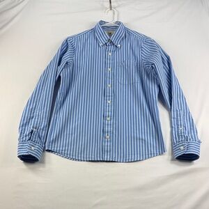 Hollister Striped Button Down Shirt – Size Large – Y2K Style